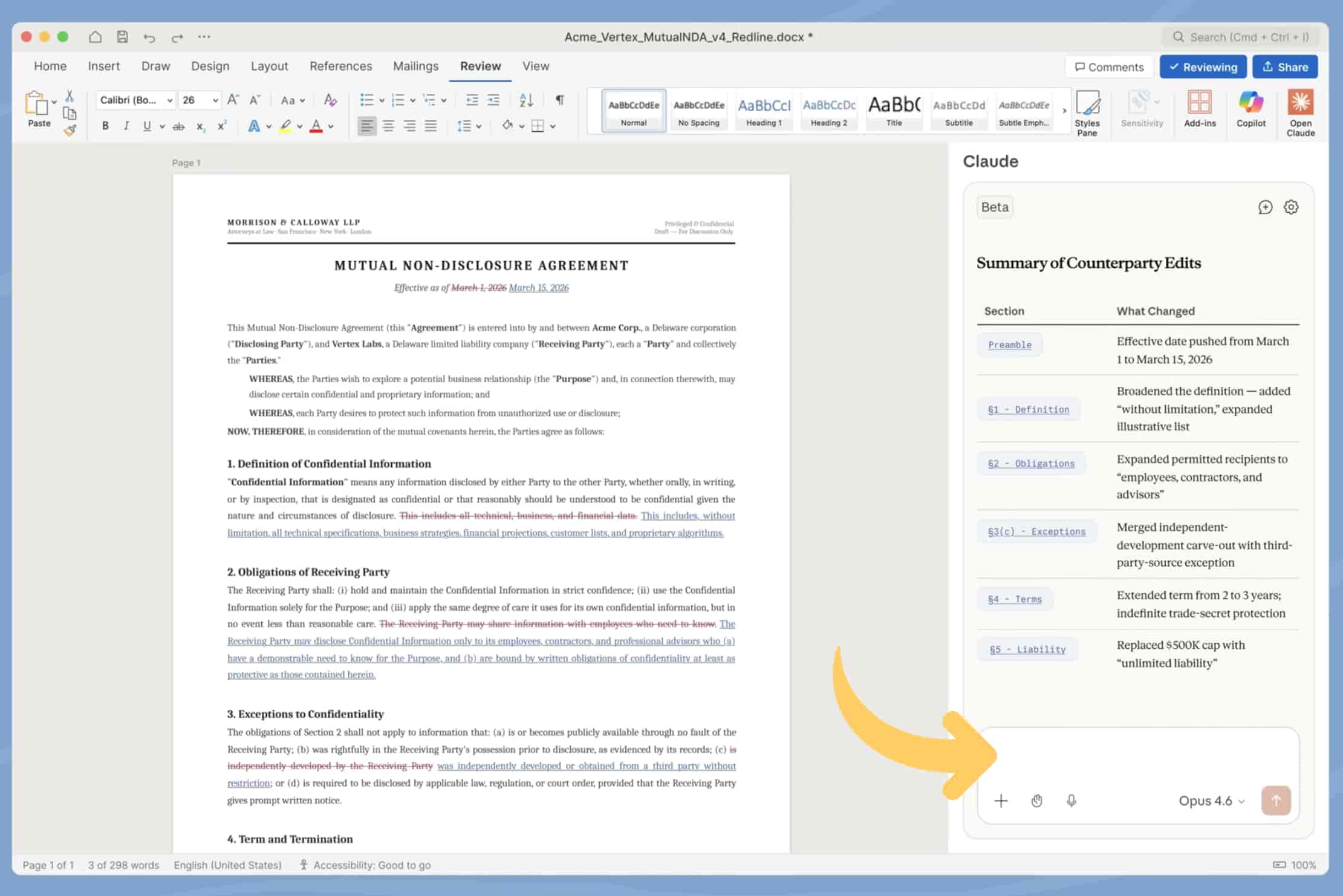 How to write and edit Word docs faster with Claude