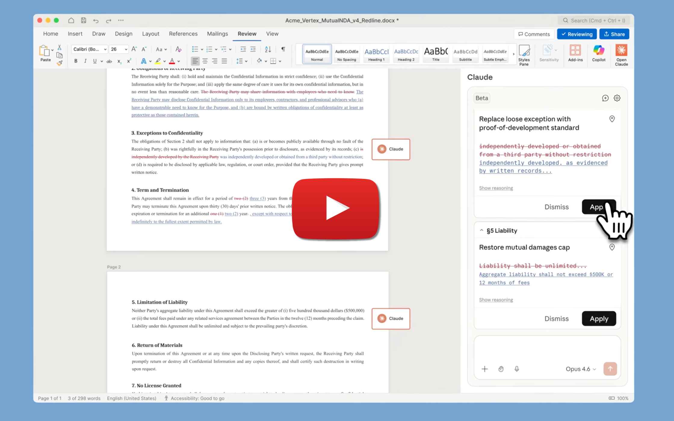 Claude Learns Microsoft Word